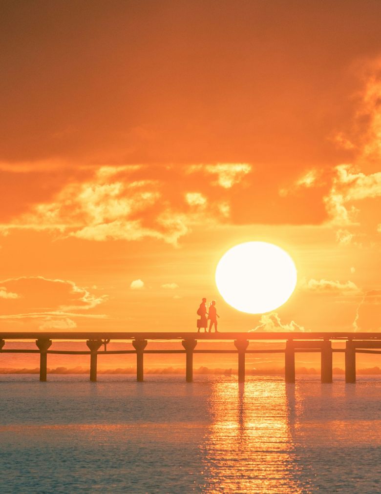 Brücke als Symbol für Übergang und Entscheidung